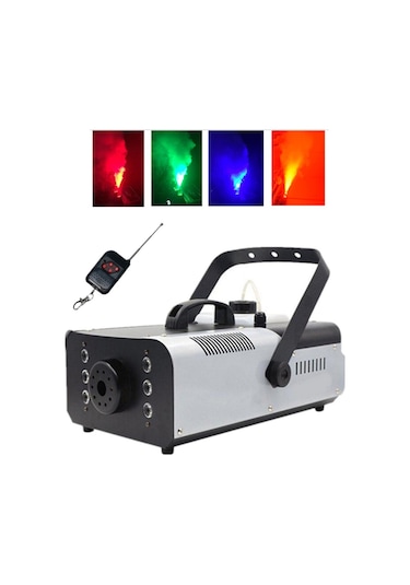 Quenlite Ql-2000Rgb Sis Makinası Led Işıklı 2000 Watt Uzaktan Kum