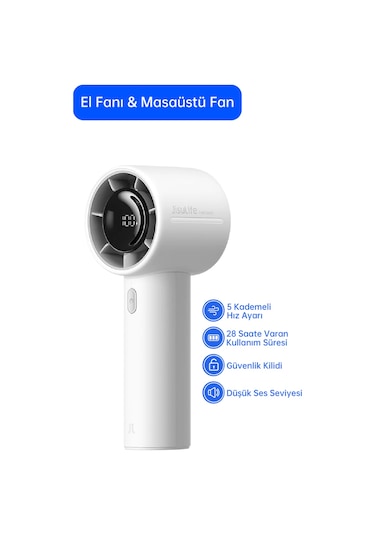 Jisulife Handheld Fan Life 10s El Fanı 5000mah Gri