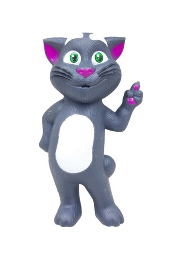 Konuşan Kedi Tom Ses Kaydeden Müzikli 23 Cm Oyuncak Konuşan  Kedi