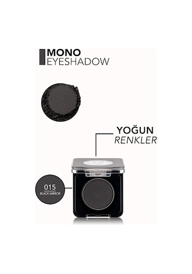 Flormar Mono Kompakt Tekli Göz Farı 015 Black Mirror