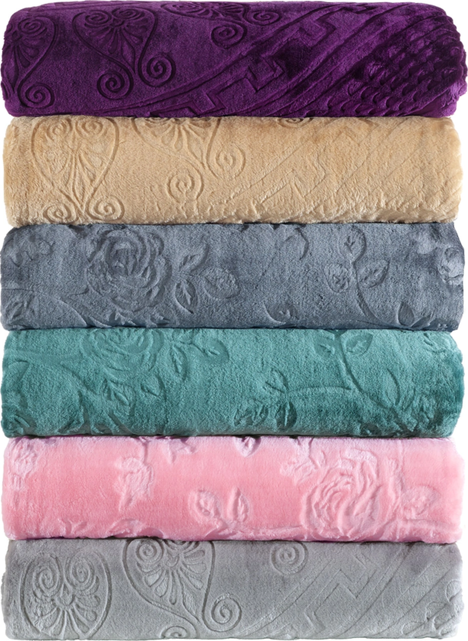 Varol Royal Touch V2 Lüks Kalın Battaniye 220x240 Cm Yumuşak, Sıcak Ve Dayanıklı Antrasit