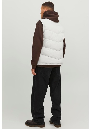 Jack & Jones Jorvesterbro Erkek Yelek 12238853 Beyaz