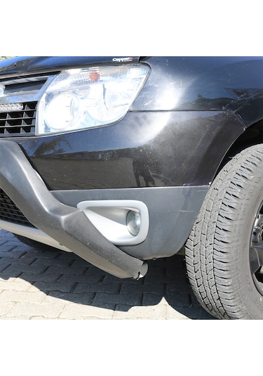 Dacia Duster Sis Farı Çerçevesi Gri  2010-2017 Arası Uyumlu