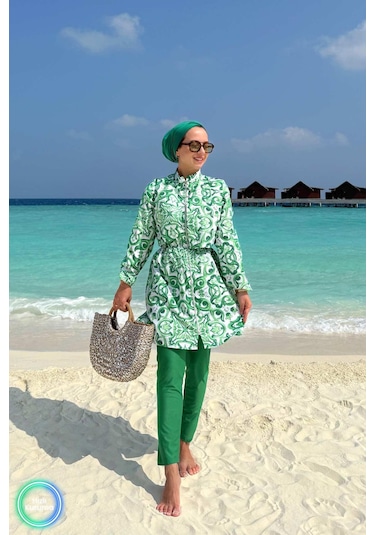 Kahijab Sea Tesettür Mayo - Yeşil Yeşil