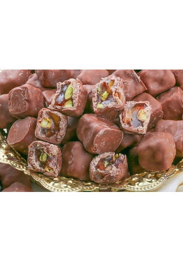 Haluk Aydın Kuruyemiş Antep Fıstıklı Çikolata Kaplı Lokum 480 G