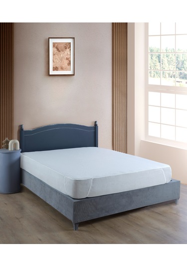 Fitted Full Kenar Su Sıvı Geçirmez Yatak Koruyucu Alez 100x200 / 120x200 / 160x200 / 180x200 Cm Beyaz