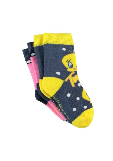 Tweety Kız Çocuk 2'li Çorap 2-12 Yaş Pembe 09e07234024w1 Pembe