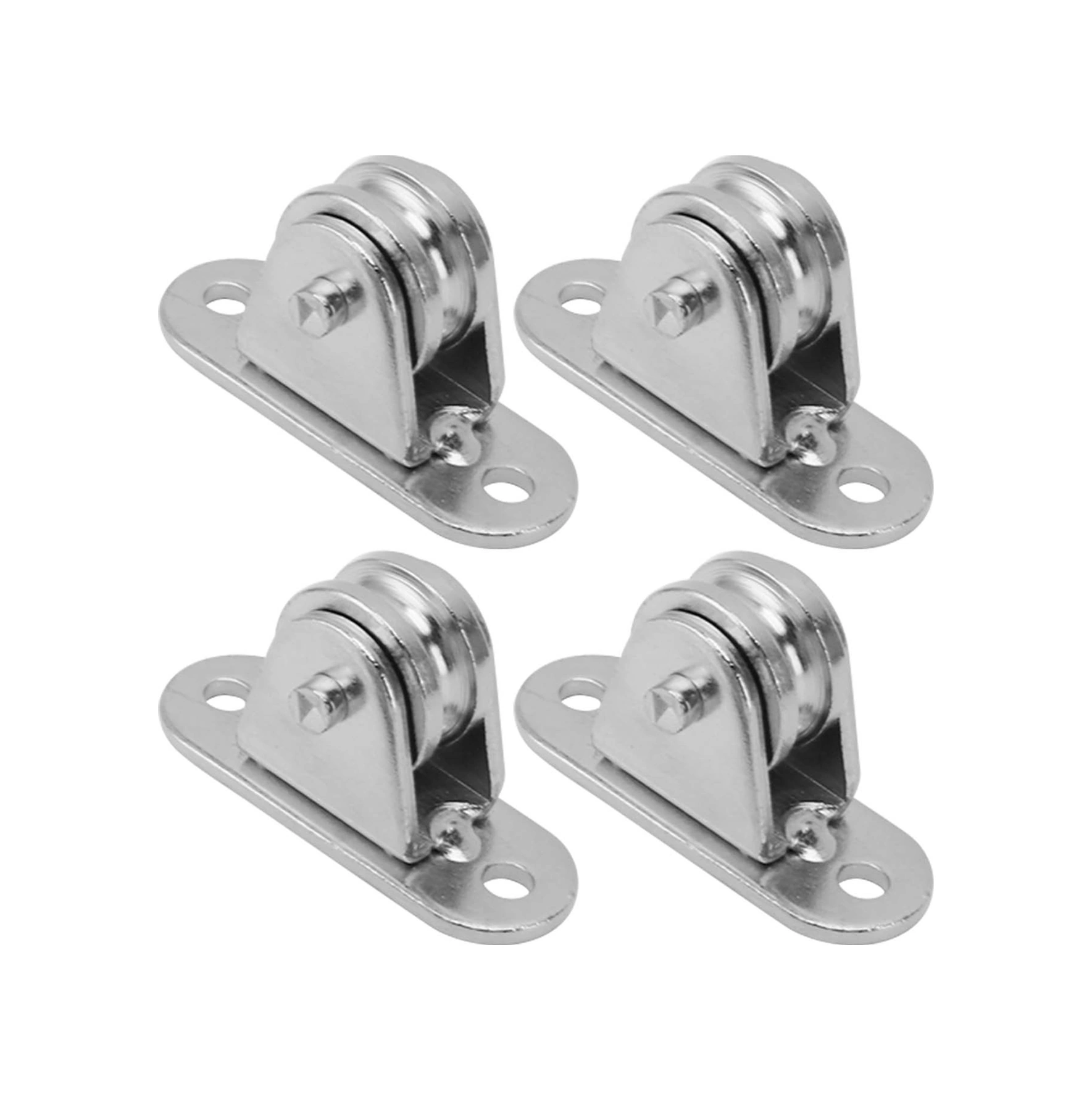 Geeroyoo Stainless Steel Sabit Katrol Bloku 4'lü Set - 176 Lbs Yük Kapasitesi, Sessiz Çalışma, Ev Ve Endüstriyel Kullanim Diğer