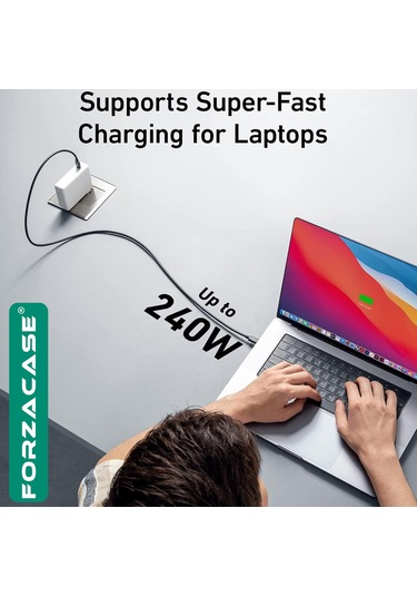 240w Pd Typec Led Ekranlı 8k60hz 40gbps Data Ve Şarj Kablo-fc896