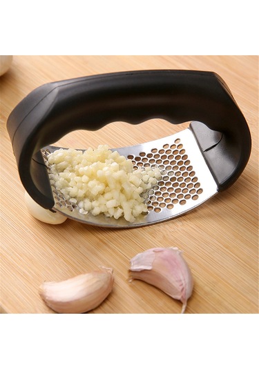 Xiyyadms Stainless Steel Zeytin Pestosu Makinesi, Kolay Kullanım, Lezzetli Sarımsak, Evde Mutfak Aleti, Dayanıklı, Temizliği Kolay Siyah