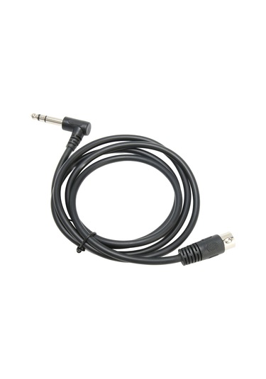 Yifomall 1.5m Mıdı Din 5pin Ve 6.35mm Erkek Bağlantı Kablosu - 90 Derece Eğimli, Dayanıklı, Elektronik Piyano Ve Klavye İçin Ses Aktarımı