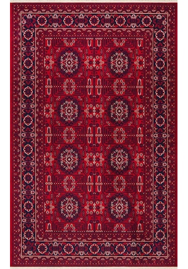 Padişah Halı Dubai 56271 010 Serisi Salon Oturma Odası Halısı Kırmızı