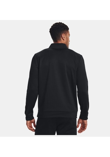 Under Armour Erkek Armour Fleece® ¼ Fermuarlı Sweatshirt 1373358-001 - Siyah
