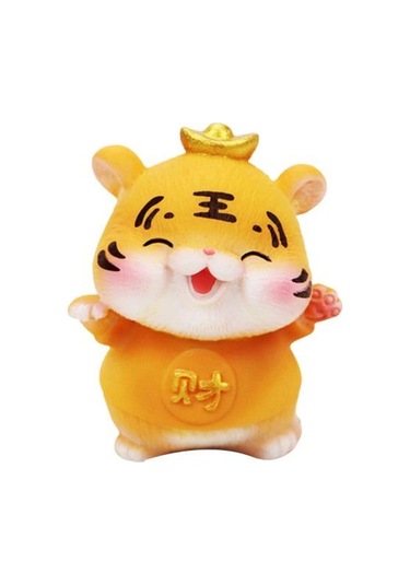 Mükemmel Kaplan Heykeli Solmaya Karşı Reçine Dekoratif 10