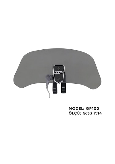 GP Kompozit GP100 Universal Asansörlü Deflektör Füme