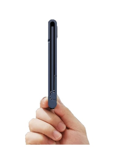 Tablet Telefon Tutucu Standı Alüminyum Teleskopik Masaüstü L315 Siyah