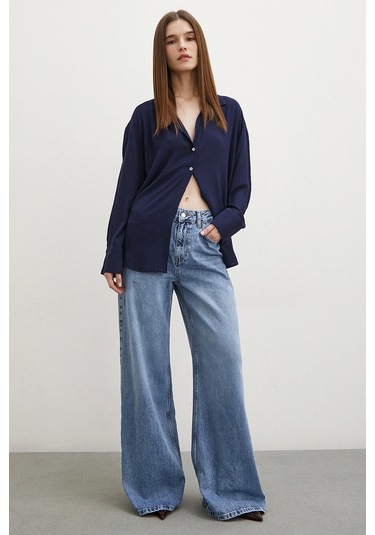 Viskon Basic Gömlek Lacivert Lacivert