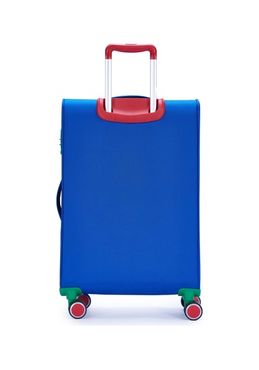 Benetton Orta Boy Kumaş Valiz Saks Mavi Bnt2800 Mavi