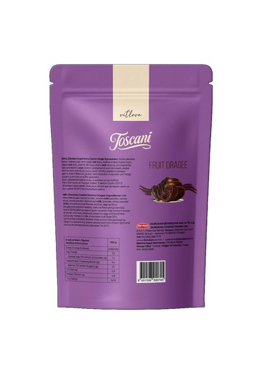 Sütlü Çikolata Kaplı Kuru Üzüm Draje 2 X 60gr