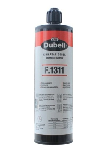 Ems F1311 Kimyasal Dubel Epoksi 410 ML // 2 Adet Yedek Uçlu