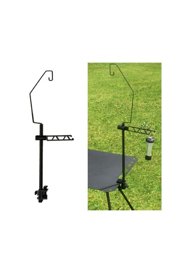 Homyl Seyahat Bahçe Yürüyüş Için Asılı Işık Tutucu 36cm Siyah