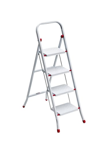 Saraylı 4 Basamaklı Pratik Metal Merdiven - 1634