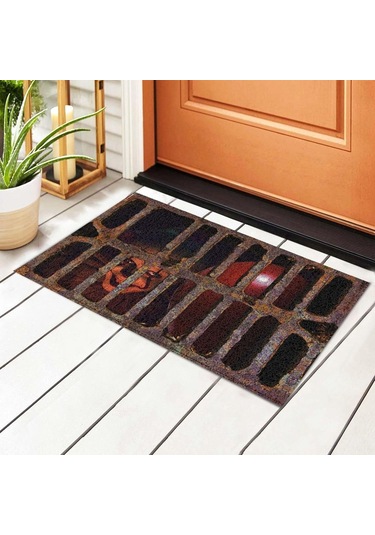 Suofeng 3d Halloween İllüzyon Palyaço Paspası - Suyu Hızlı Emici Ve Evrensel Anti Kayma Özelliği - 60x90 Cm