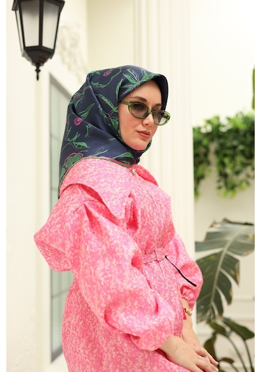 Silk Home Twill İpek Eşarp 11433-01 Lacivert