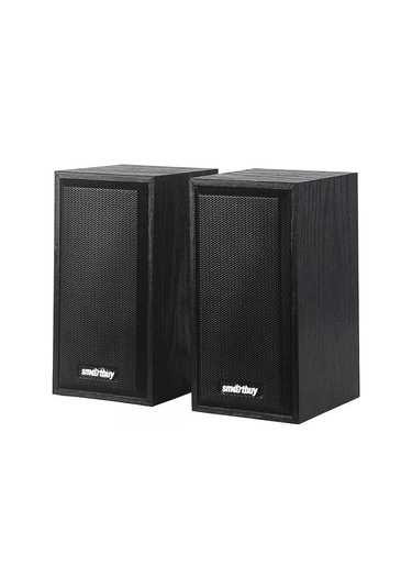 Smartbuy Bilgisayar İçin Ahşap Hoparlörler, 6 W, Siyah 212980210