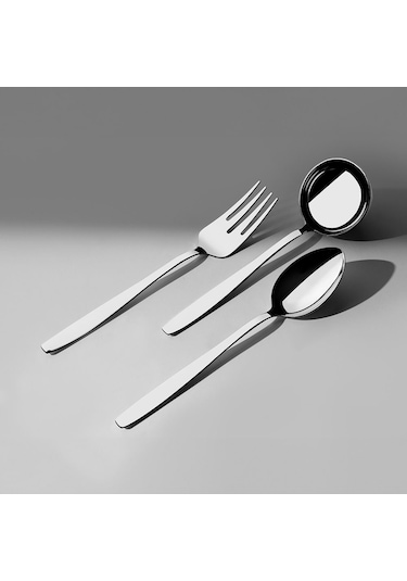 Nehir Sahra Sade 6 Parça Paslanmaz Çelik Servis Takımı