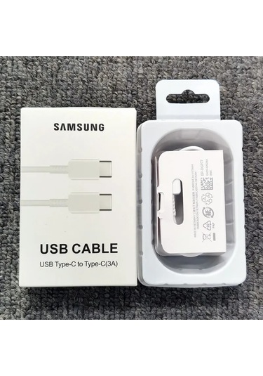 Samsung Samsung 25w Süper Hızlı Şarj Cihazı Tip C Kablo S24/s23/s22/s21/s20/note10+/z Flip/fold/a Serisi Evrensel 1