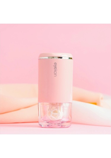 Yaozixa Ultrasonic Lens Temizleyici - Göz Lensleri Ve Mücevherler İçin Otomatik Plastik Temizleme Kutusu Pembe