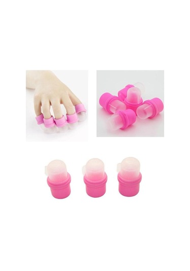 10 Adet Giyilebilir Tırnak Akrilik Sağanak Seti Cila Sökücü Jel Temizleme Kapağı İpuçları