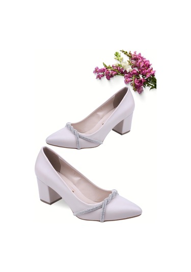 Bilener 450 Kadın Günlük 6 Cm Topuklu Cilt Ayakkabı 001