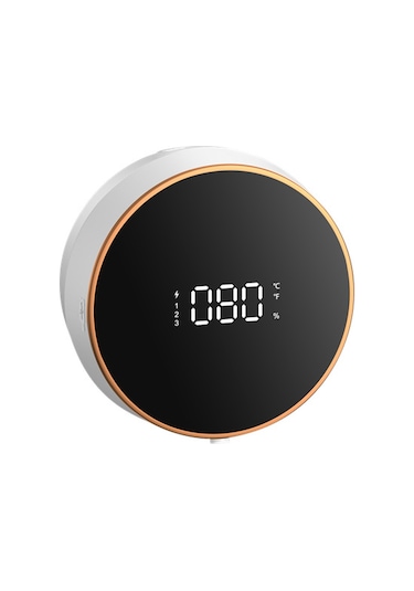 Geeksen Zhiya Duvar Tipi Kızılötesi Sensörlü Usb Şarjlı Otomatik Köpüklü Beyaz Sabun Dispanseri Beyaz