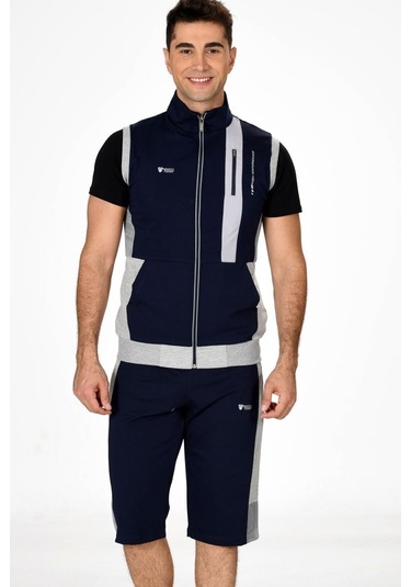 M.Ferry Erkek Y.Balıkçı Yaka 3 Lü Kaprili Eşofman Takım 19141