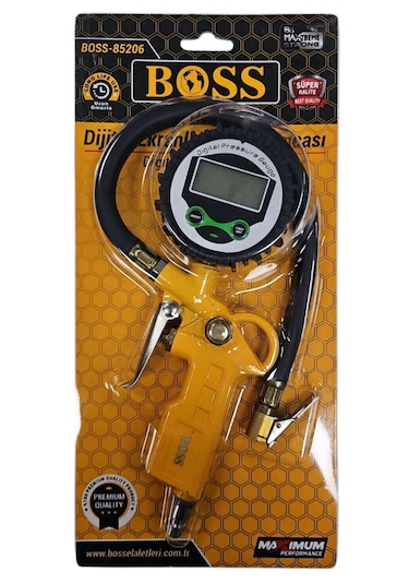 Dijital Ekranlı Basınç Göstergeli Lastik Şişirme Tabancası 0-12 B