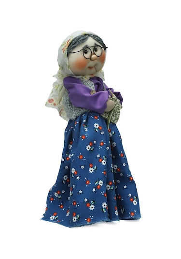 E38 El İşçiliği Nine Dekor Bebek 32 Cm - 6236