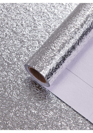 Brano Tezgah Üstü,çekmece Yapışkanlı Folyo Gümüş 45 Cm X 2 Metre