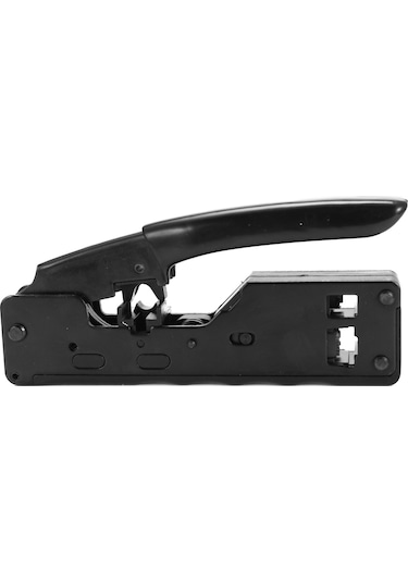 Samdoo "çok Fonksiyonlu Rj45 Rj11 Rj12 Konektör Sıkma Pensesi - Cat7, Cat6, Cat5 Uyumlu" Siyah