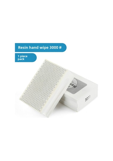 Yuntech01 El Tutulu Diamantlı Cila Bloku, Seramik Taş Cam Kenar Testere, Reçine 3000 Makine Gerektirmeden El İle Kullanım, Dayanıklı Metal Malzeme