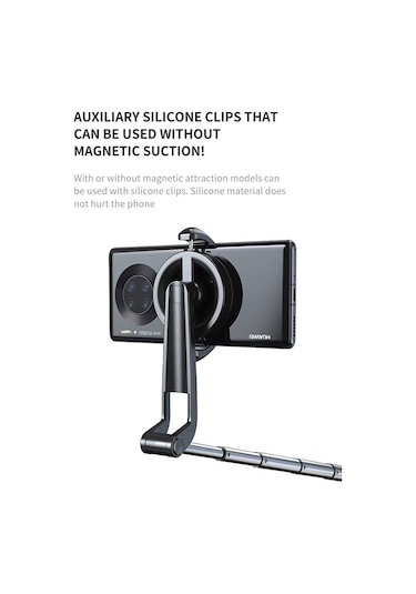Bluetooth Kumandalı Magsafe Uyumlu Tripod Selfie Çubuğu / 130cm /