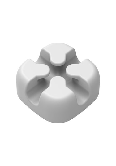 Orico Masaüstü Silikon Kablo Klipsi Düzenleyici Organizer Gri