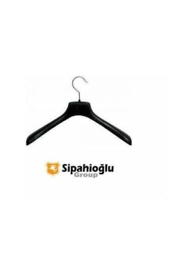 Ceket Askısı Plastik Elbise Askısı 45Cm 50 Adet Siyah