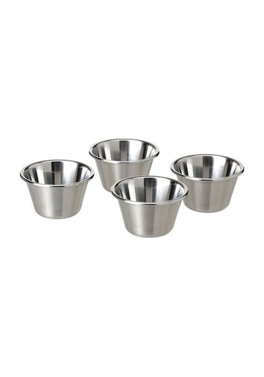 IKEA GRILLTIDER 4 ADET SOS BAHARAT ÇEREZ KASESİ SOSLUK PASLANMAZ