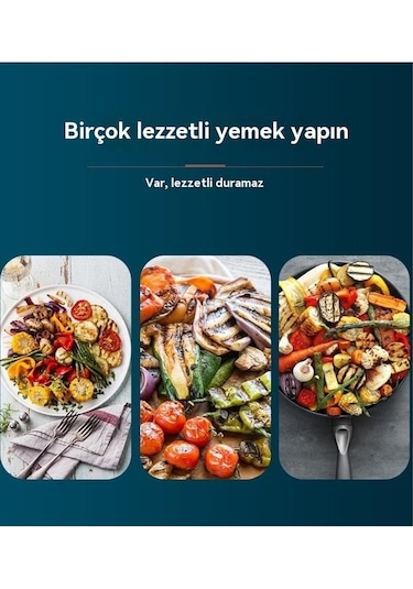 Artfulabode Yuvarlak Yapışmaz Xıxun Taşınabilir Katlanır İçi Boş Siyah Barbekü Plakası Açık Hf Altın - Siyah