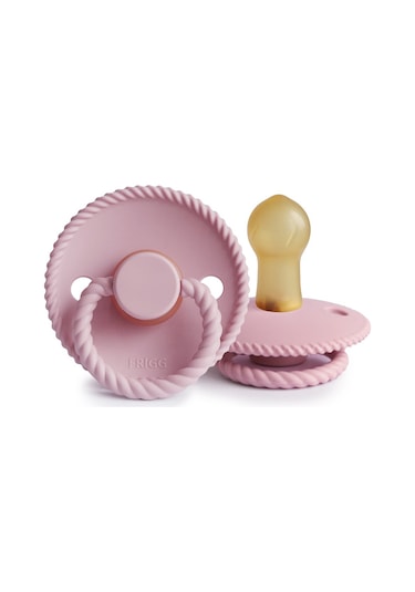 Frıgg Rope Kauçuk Emzik - Baby Pink 0-6 Ay Pembe