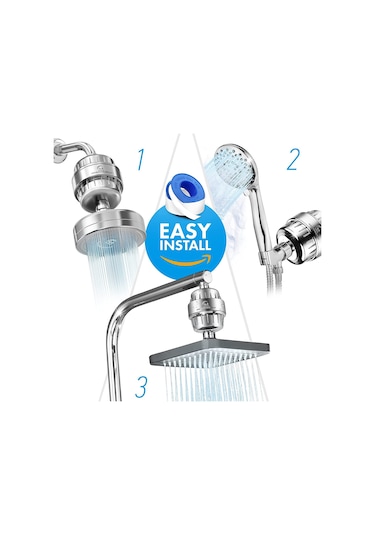 Sones 15 Katmanlı Duş Suyu Arıtma Cihazı Duş Filtresi