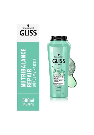 Gliss Nutribalance Repair Dökülme Karşıtı Şampuan 2 x 500 ML