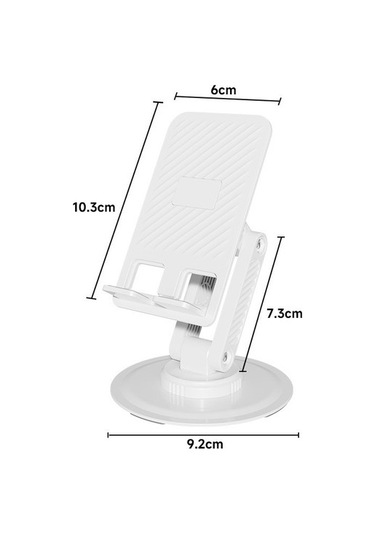 Joyhub Karbon Çelik Cep Telefonu Tutucusu Geri Çekilebilir Ve Katlanabilir Saklama Alanı Beyaz Yok Havalandırma Zm316m